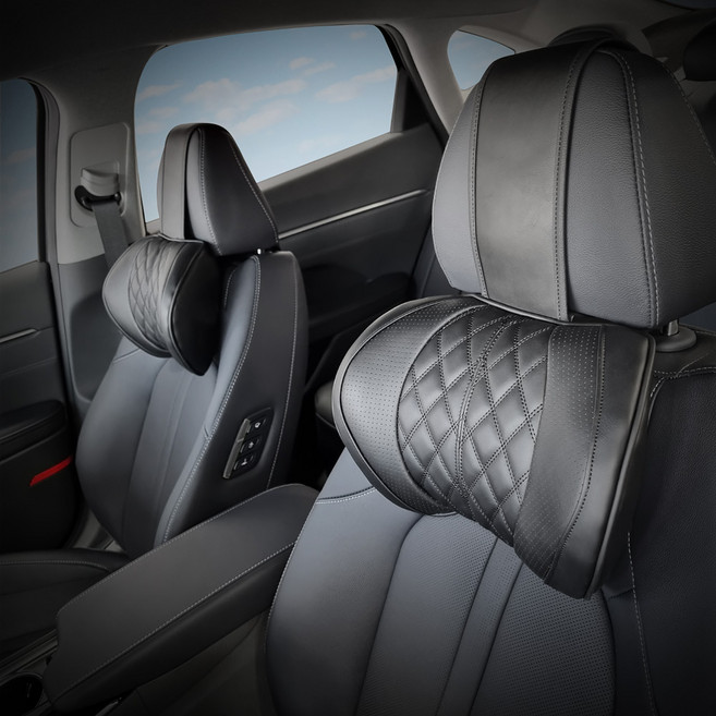 i-vill 車用 Master C型曲線記憶棉頸枕, 黑色, 1個