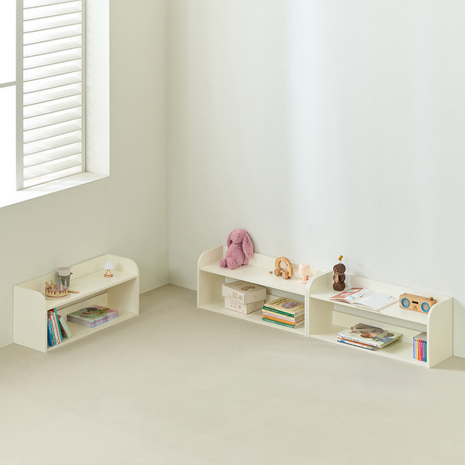 퍼니코 아동용 모모 교구장 2단, 크림 아이보리