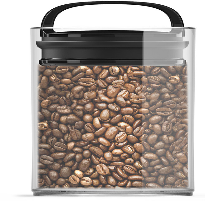 prepara EVAK 프레쉬 진공 밀폐 커피보관용기 라지 쇼트 1.7L, 혼합색상, 1개