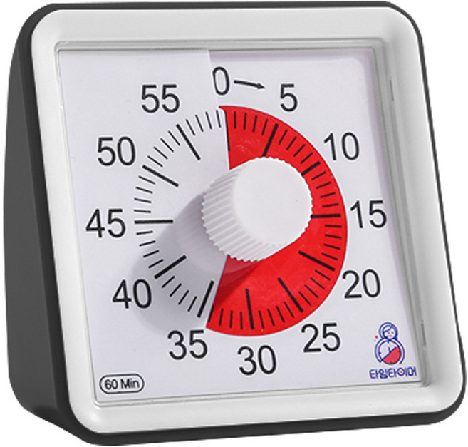 TIMETIMER 2.0, 블랙계열, 1개