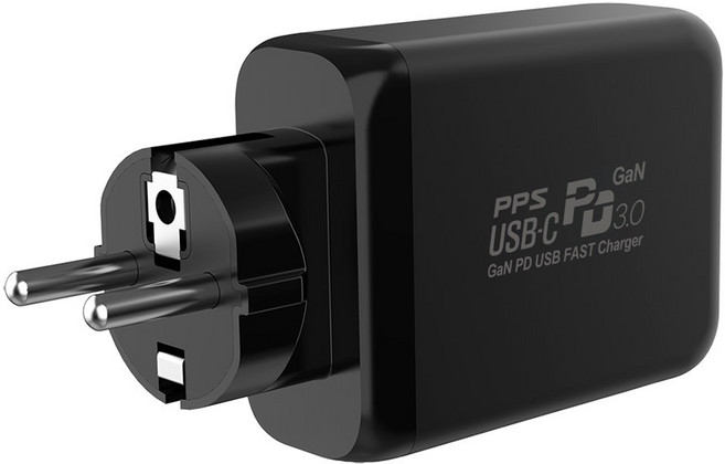 유엠투 120W GaN PD3.0 PPS 고속 멀티 충전기 130PDGAN, 블랙, 1개