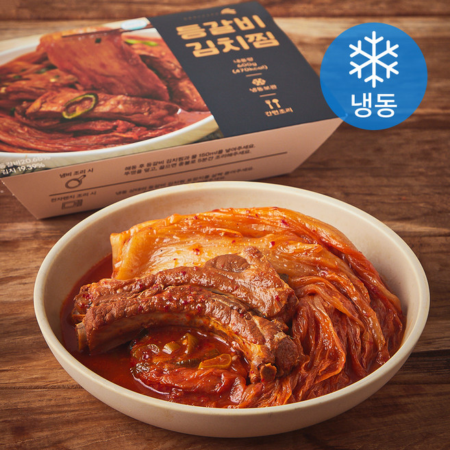 도들샘 등갈비 김치찜 (냉동), 600g, 1개