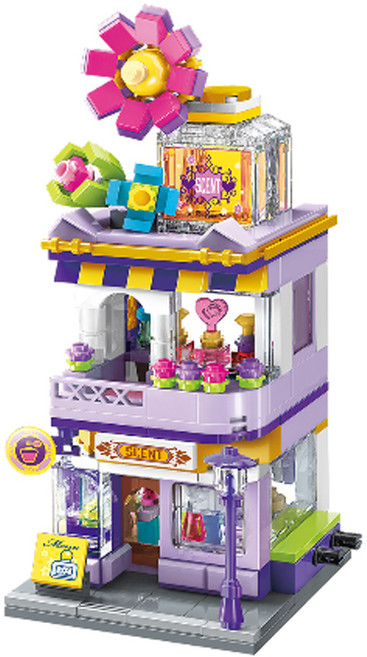 City corner 플라워 샵 블록 K28003, 혼합색상, 1개