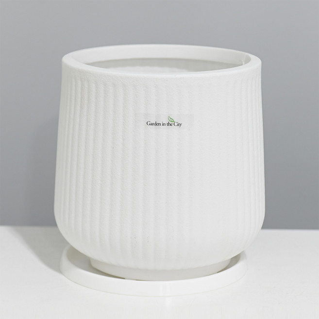 도시정원 모던 인테리어 UN 스트라이프 대포 화분, 1개