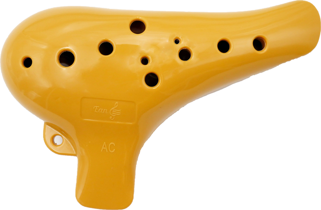 이안오카리나 알토C 교육용 오카리나, 옐로우, 1개