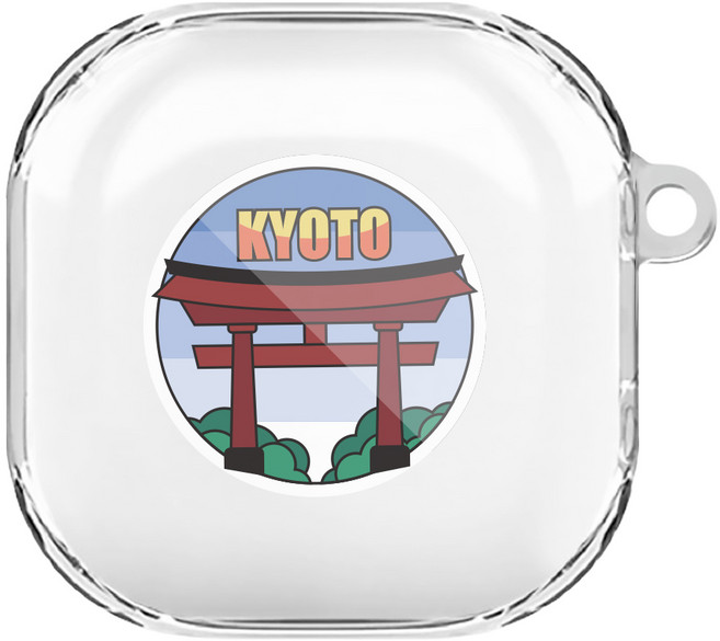 갤럭시 버즈 라이브 / 버즈2 랜드마크 케이스 JAPAN Yasaka, 혼합색상, 1개