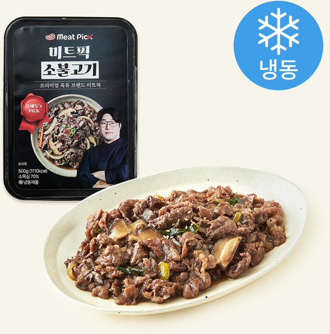미트픽 오세득의 소불고기 (냉동), 500g, 1개