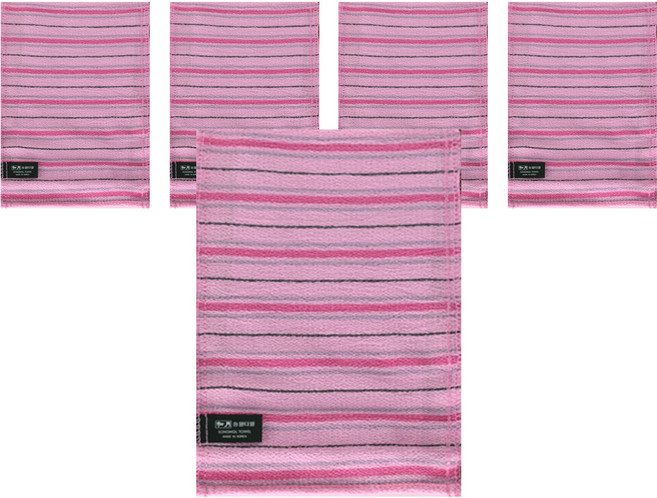 송월타월 빅 컬러라인 때밀이, 혼합색상, 1개입, 5개