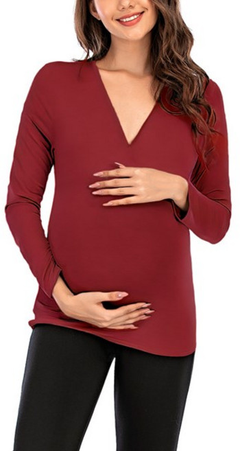 에이홉 섹시 브이넥 임산부 티셔츠