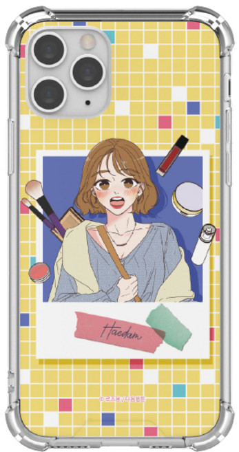 아이컬러즈 취향저격 그녀 투명방탄 강화 휴대폰 케이스