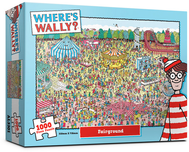 윌리를찾아라 놀이공원 직소퍼즐, 1000피스, AL3301, 1개