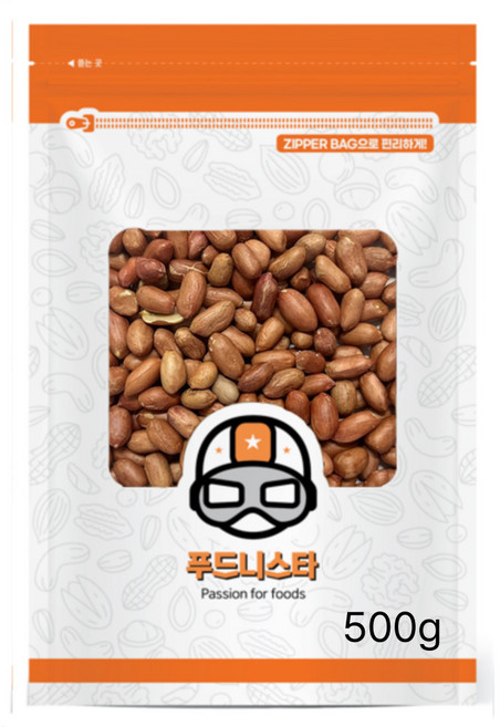 푸드니스타 볶음땅콩, 500g, 1개