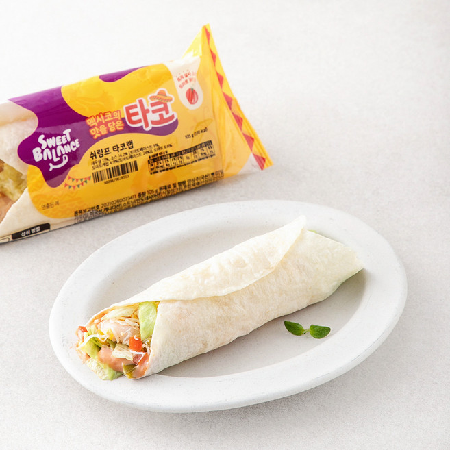스윗밸런스 쉬림프 타코랩, 105g, 1개