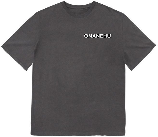 On and Who 0.387au On and Who 短袖 T 卹, 木炭