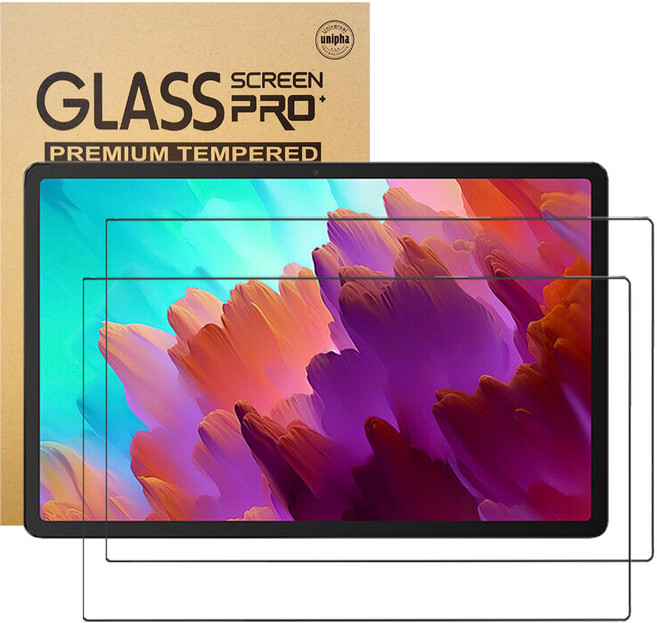 아네스 태블릿PC 9H 고경도 풀커버 강화유리 액정보호필름 2p 세트, 투명, 1세트