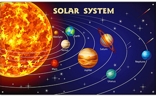 우주 행성 태양계 캔버스 포스터 03