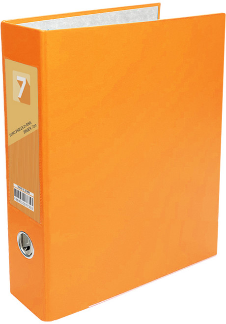 투코비 도노 D링 바인더 3공 A4 7cm, 주황, 1개