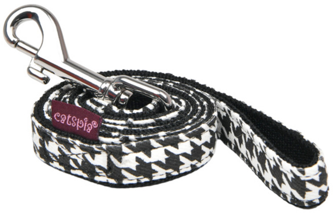 캐츠피아 고양이 마우저 산책 리드줄 CAXA-AL9516, 블랙, 1개