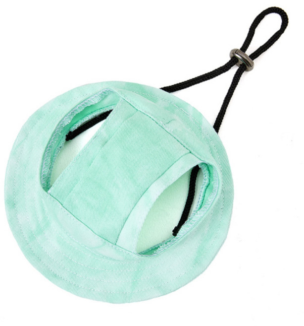 파스텔펫 반려동물 나염 버킷햇, 민트, 1개