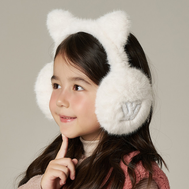 화이트샌즈 아동용 퍼 접이식 마르티 귀마개