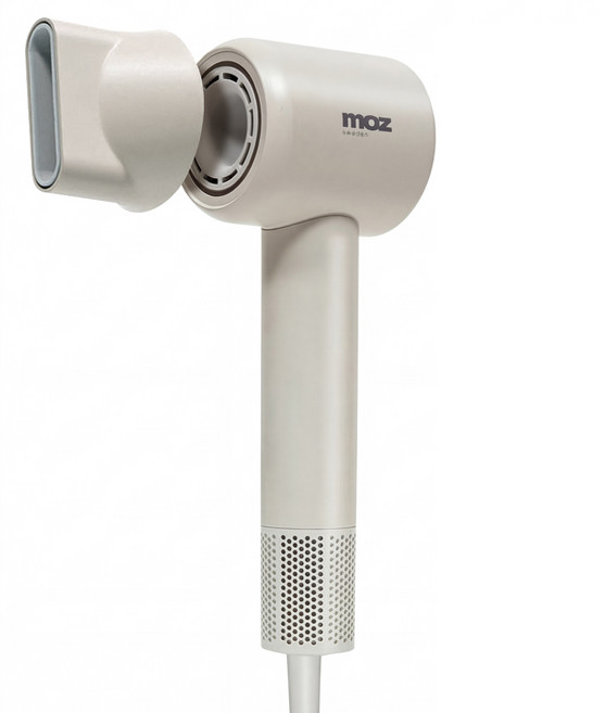 moz 瑞典駝鹿 瑞典 BLDC 氣流吹風機 1600W, 象牙白, AIR JET MHD-110K