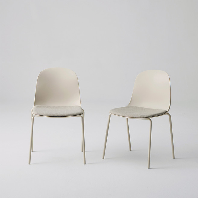 한샘 패드형 라이트 체어, 베이지, 2개