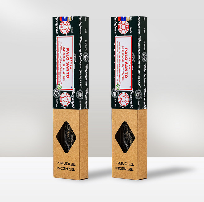 사티아 스머지 인센스 스틱 25g x 2p, 팔로산토