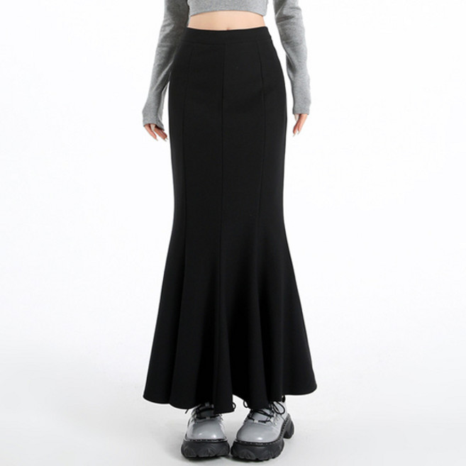루나걸 여성용 모달라인 머메이드 스커트 L26SPSK012713
