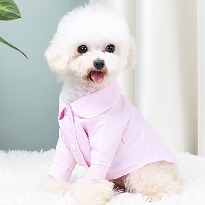 Artipet 寵物高品質居家服睡衣襯衫, 粉紅色, 1個