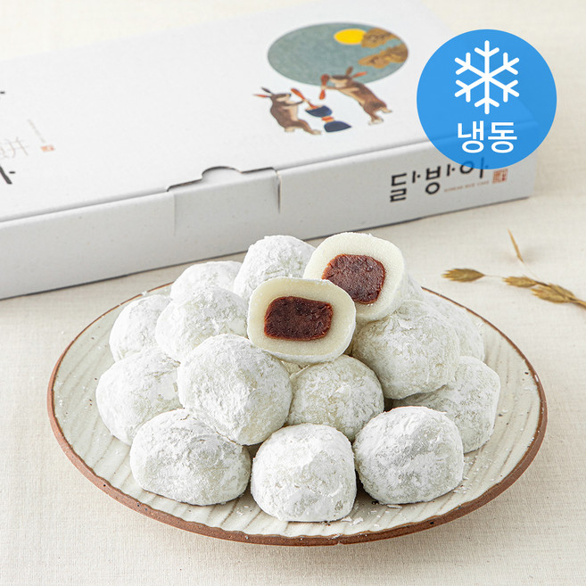 달방아 찹쌀떡 (냉동), 40g, 1개, 28개입
