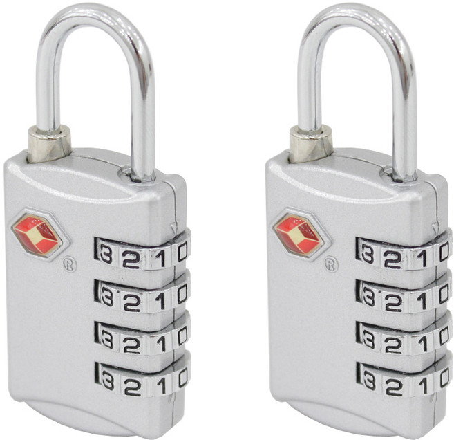 트래블큐브 프리미엄 TSA 안전자물쇠 4다이얼 2p