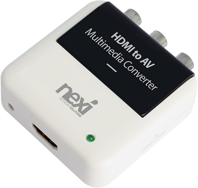 넥시 HDMI to AV 아날로그 컨버터 변환 젠더, NX-HDAV3, 1개