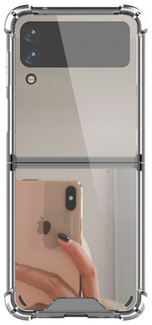 풀미러 클리어 젤하드 범퍼 휴대폰 케이스