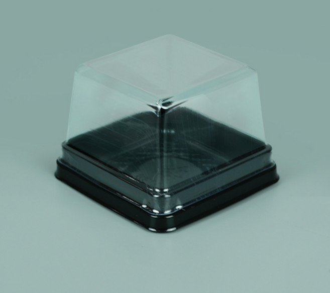 천운패키지 화과자 케이스 1구 50p, 블랙, 1개