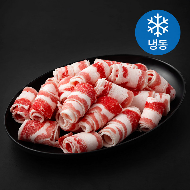 미국산 미트코리아 대패 우삼겹 (냉동), 1개, 600g