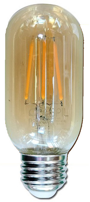 나스필 LED 에디슨 전구 은하수 눈꽃 필라멘트 다각형 램프 T45, 전구색, 1개