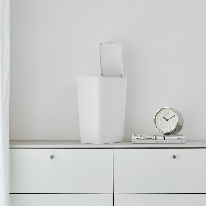 한샘 플랫사각 휴지통, 라이트그레이