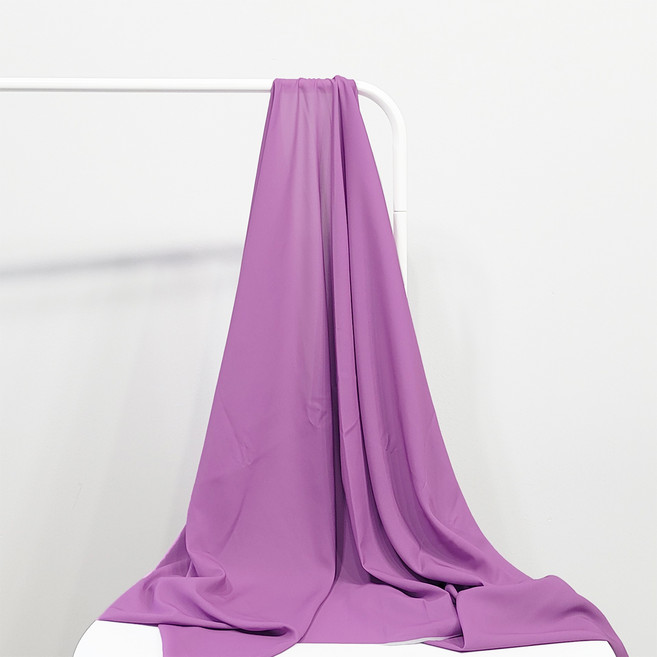 나비손길 두툼한 컬러 쉬폰 원단, 100오키드퍼플, 1개