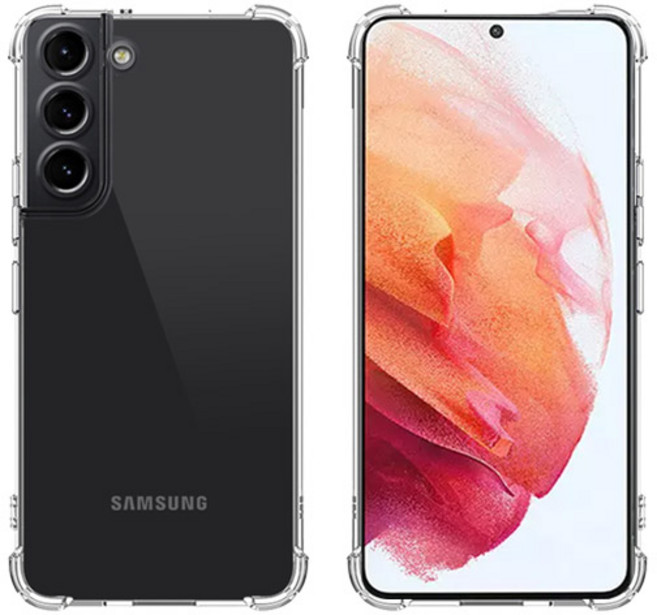 심플픽 에어가드 크롬버튼 휴대폰 케이스