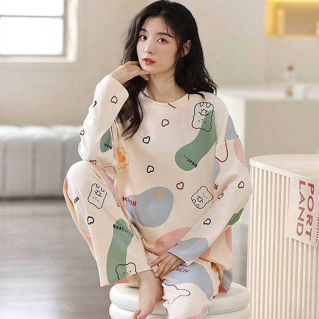 엘쏘 캐릭터 상하의 잠옷 세트