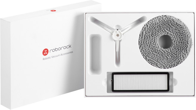 로보락 Q REVO 전용 악세사리 사이드 브러시 + 필터 + 물걸레 2p 세트, R6214, 1세트