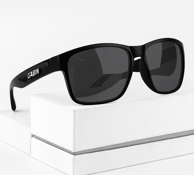 가빈 스타일호른 베이직 편광 자외선차단 안정적인 아시안핏 선글라스 G20, C01 + 블랙 + 블랙