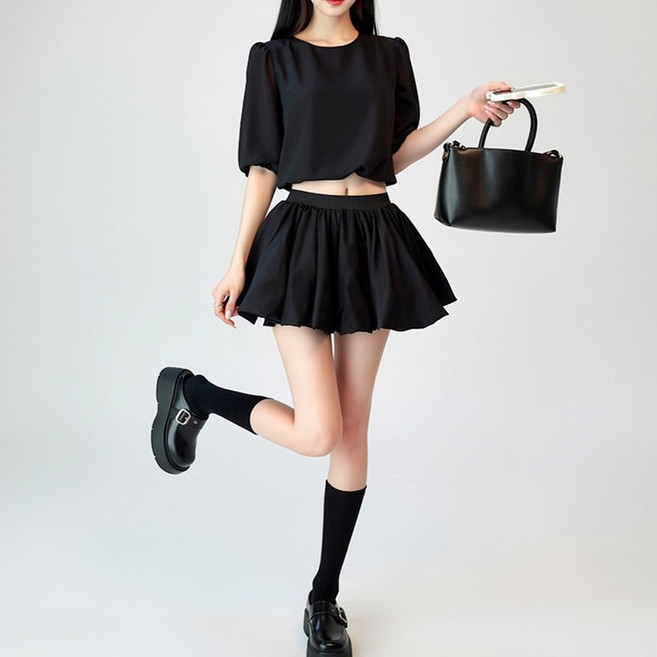 알로데 여성용 캉캉 미니 스커트