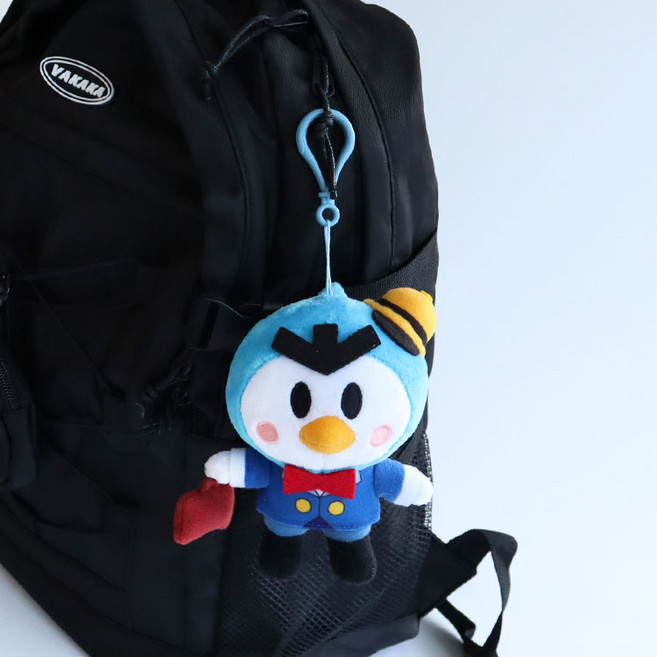 브롤스타즈 가방고리 인형 미스터P, 혼합색상, 1개, 14cm