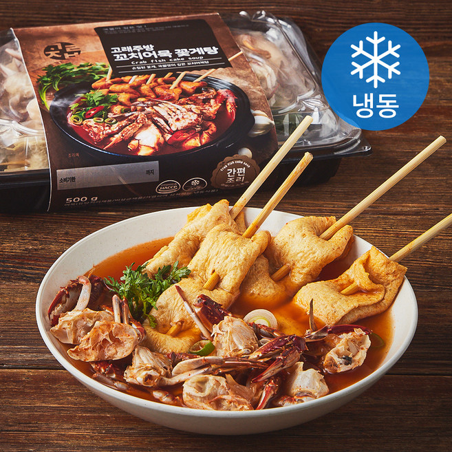 고래주방 꼬치어묵 꽃게탕 (냉동), 500g, 1개