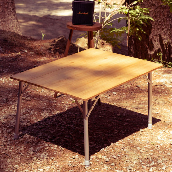 LIBERO 플라나 4폴딩 뱀부 테이블, BAMBOO(뱀부)