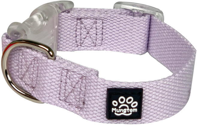 멍템 팔레트 목줄, 파스텔 퍼플, 1개