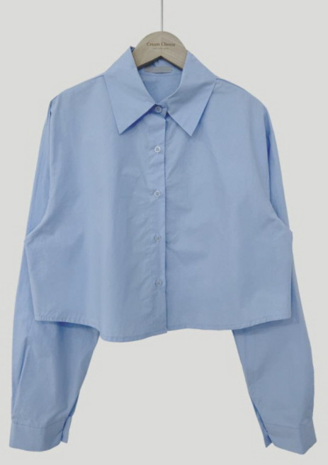 피어니스트 여성용 심플 기본 셔츠