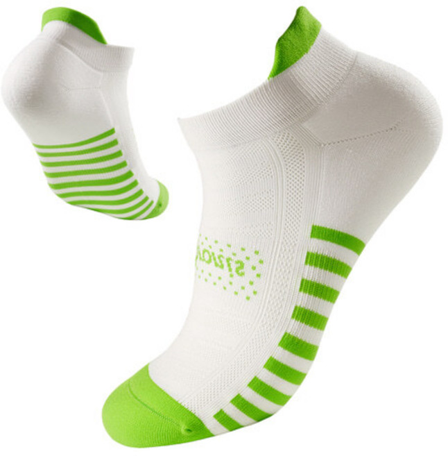 브로니스 심리스 런닝 삭스, 네온 스트라이프 R3, 1개