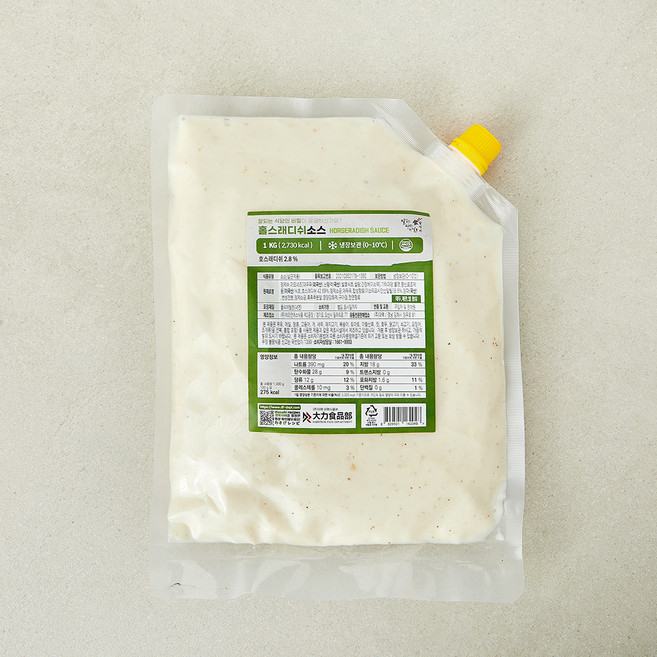 잘식비 홀스래디쉬 소스, 1kg, 1개